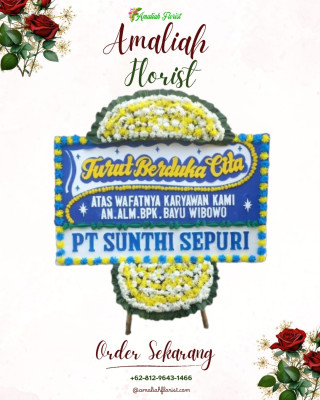 Papan Bunga Duka di Tor Atas
